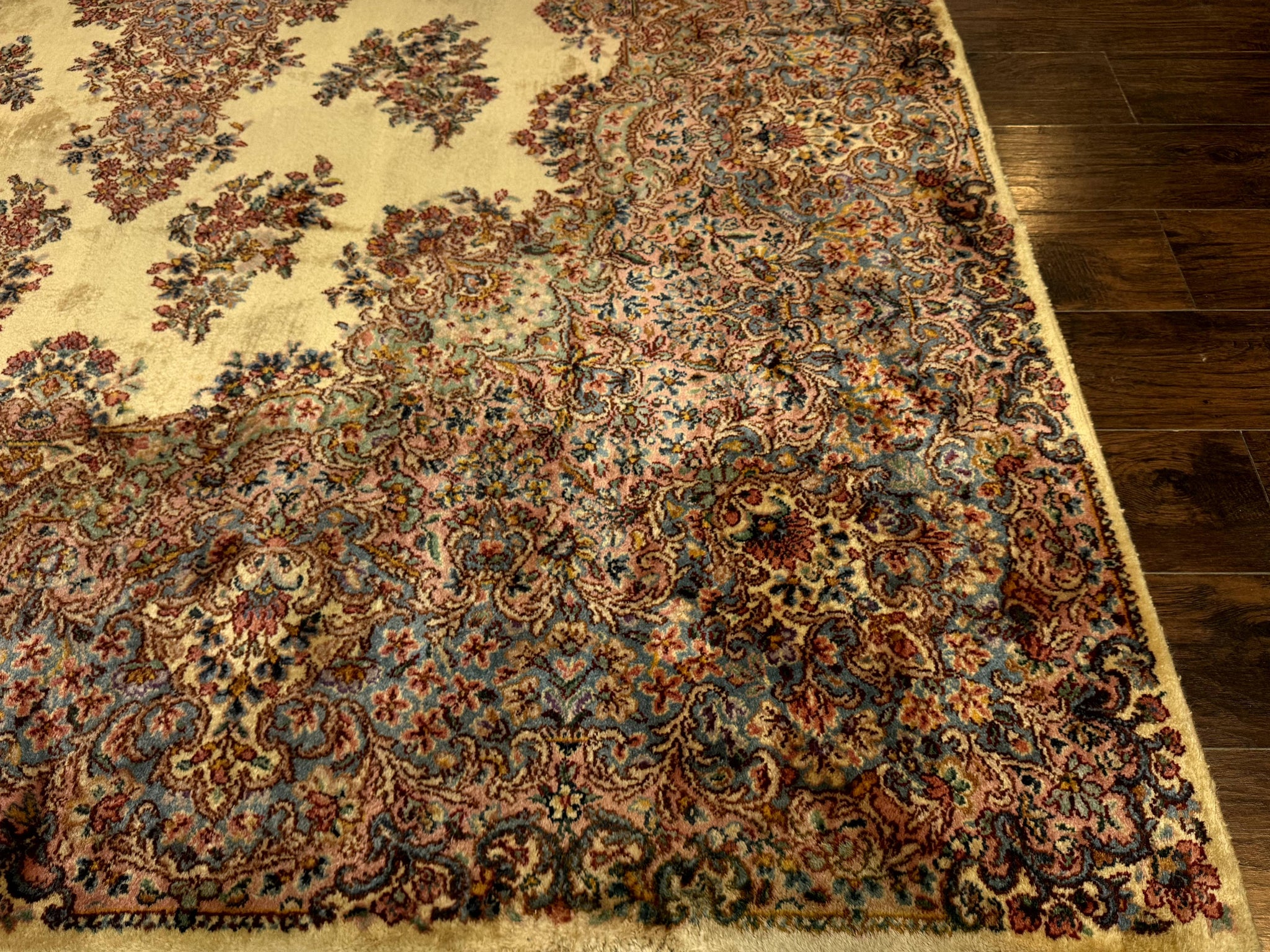 Karastan Kirman Rug #781, Antique Karastan Oriental Carpet 8.8 x 12, Wool Area Rug, Original Collection 700 Series, Rare Discontinued by Jewel Rugs