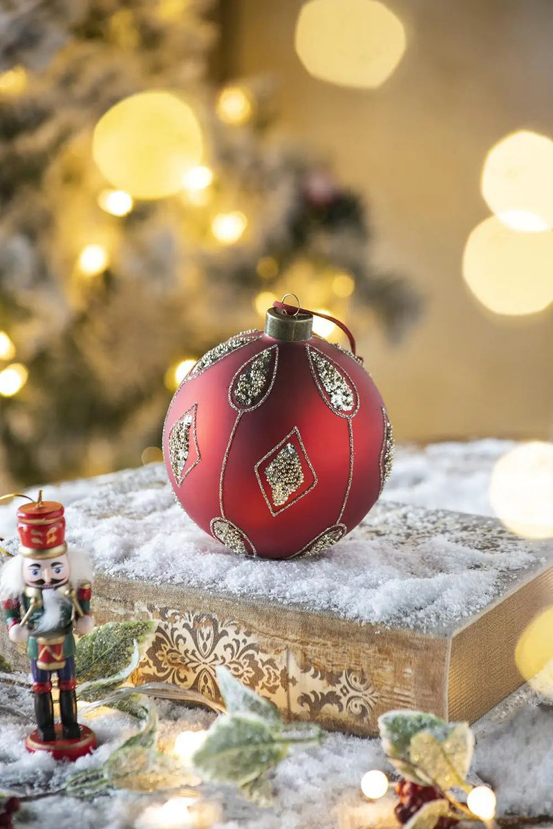 Christmas Ball, Decorative Hanging Ball Christmas Tree Ornaments For Holiday Decorations by HouseOfZazla