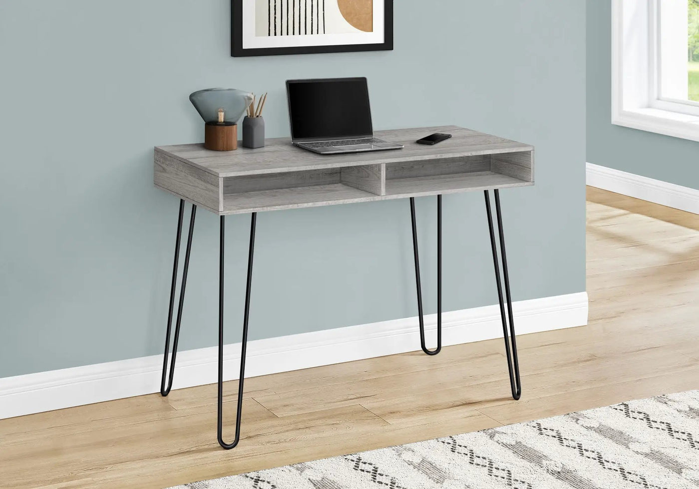 Computer Desk, Home Office, Laptop, Left And Right Set-Up, Storage Drawers, Work, Contemporary, Modern by Unique Piece Furniture