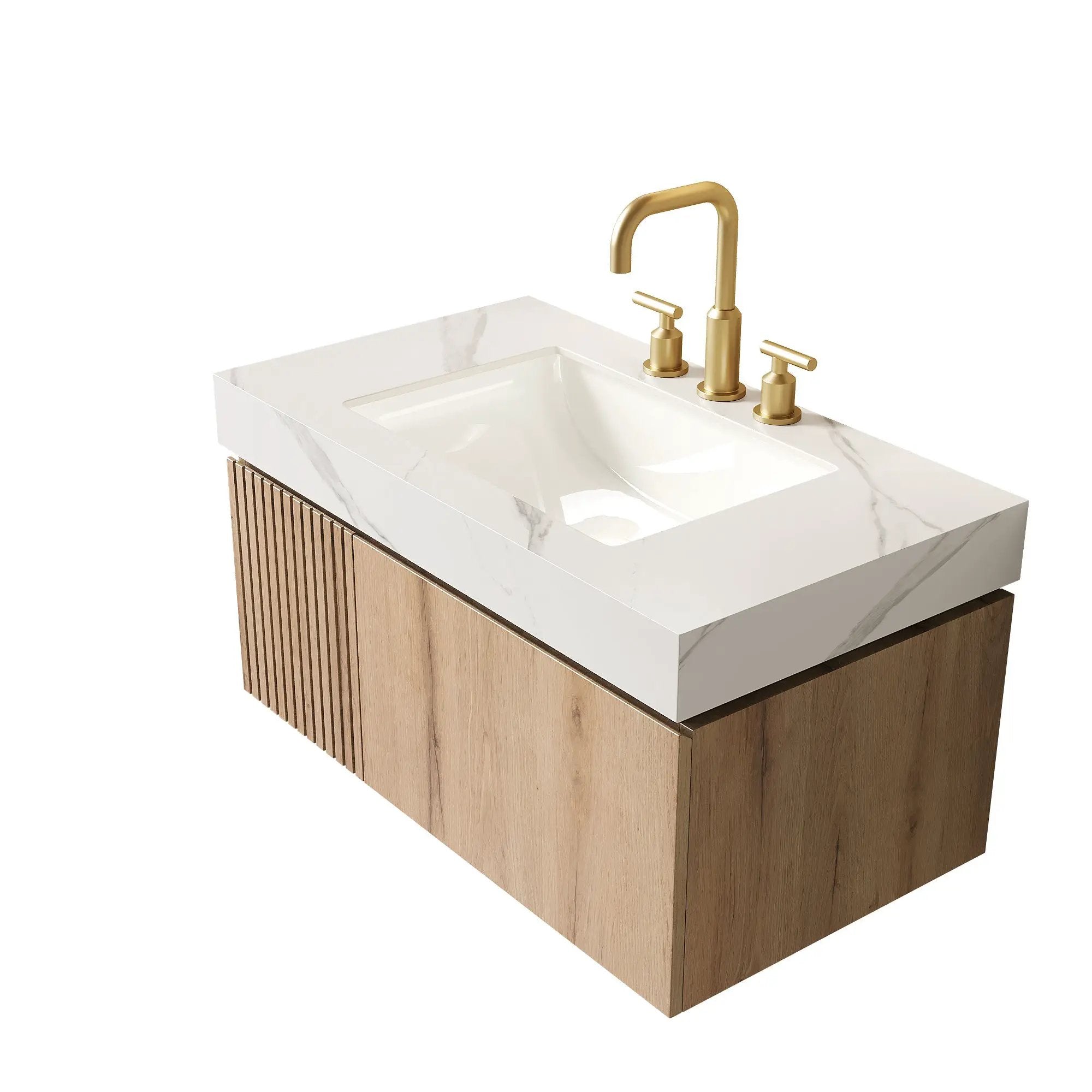 36" MURI Carrara Bathroom Vanity by HouseOfZazla