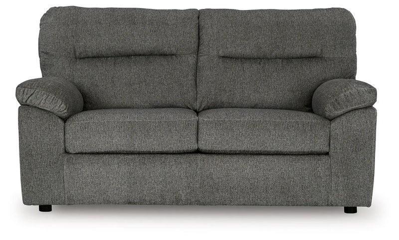 Bindura - Loveseat - Mineral by Unique Piece Furniture