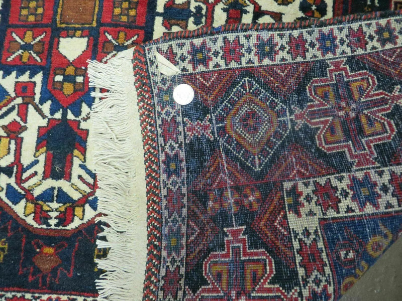 4' X 5.5' Vintage Handmade Turkish Tribal Wool Rug Medallion Nice by Jewel Rugs
