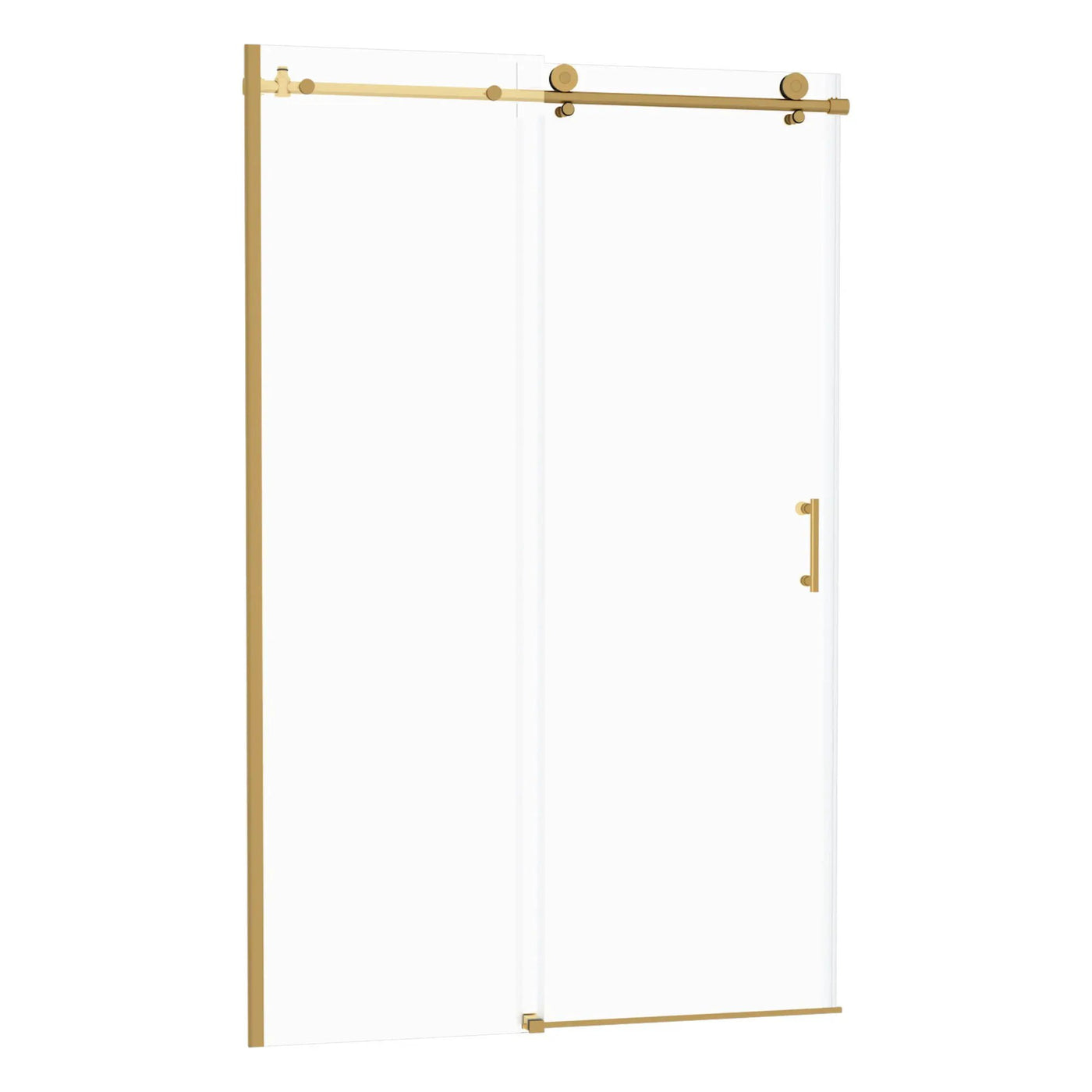 Single Sliding Bypass Shower Door Enclosure With Tempered Glass by HouseOfZazla
