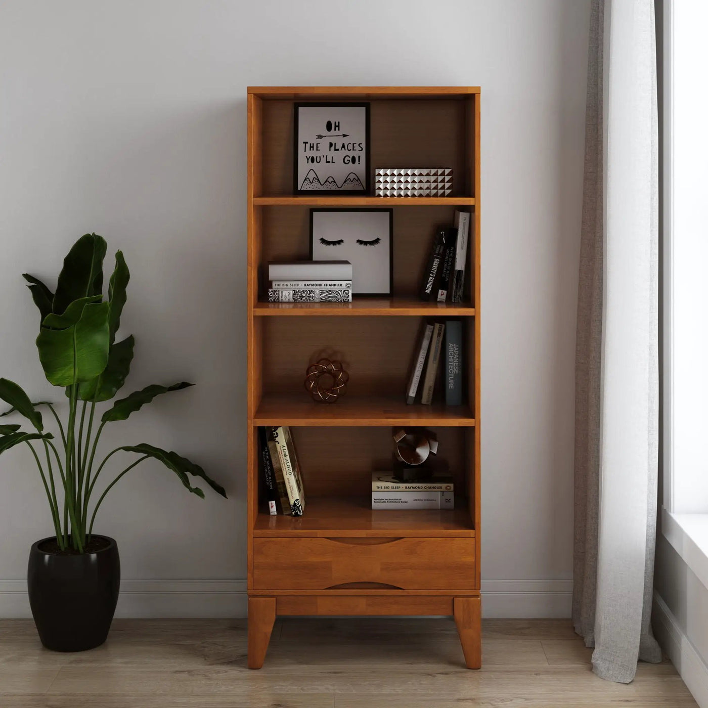 Harper - Handcrafted Bookcase With Storage by Unique Piece Furniture