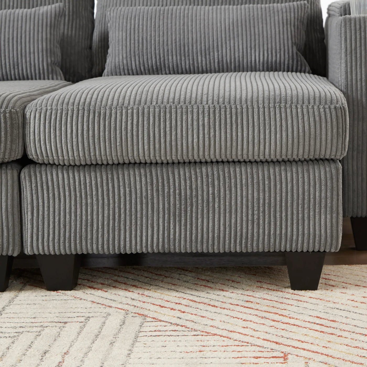 Convertible Chaise Lounge Sofa Chair With USB Ports, Cup Holders, Phone Holder And Storage by HouseOfZazla