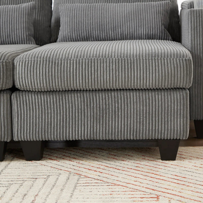 Convertible Chaise Lounge Sofa Chair With USB Ports, Cup Holders, Phone Holder And Storage by HouseOfZazla