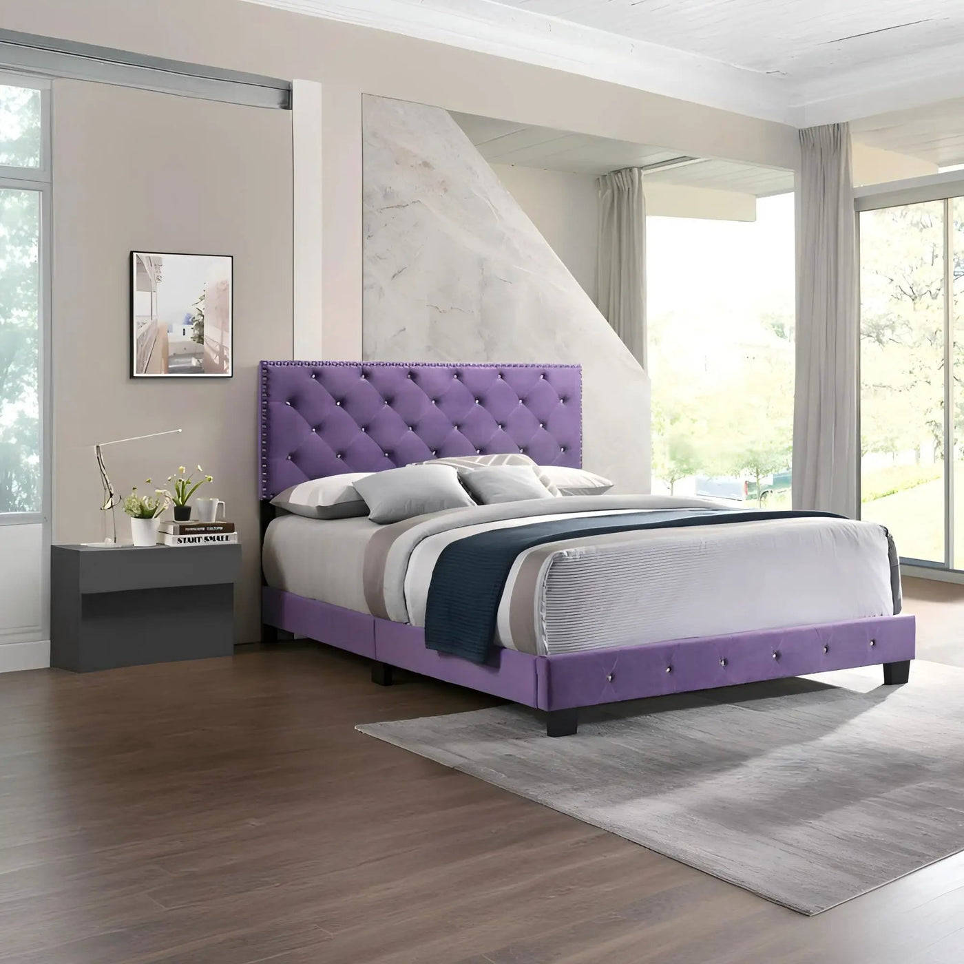 Luxurious Upholstered Bed by HouseOfZazla