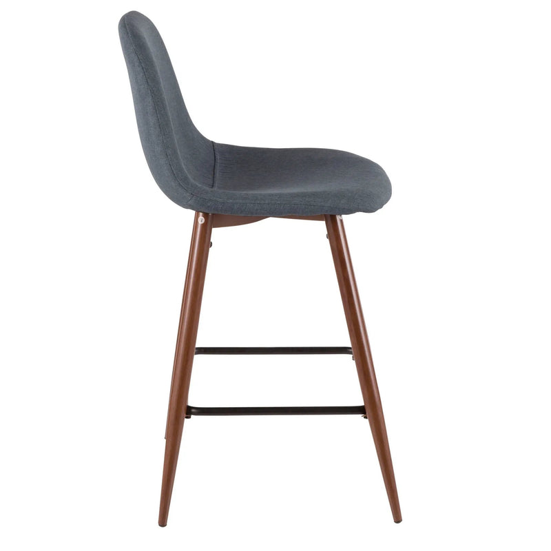 Pebble - Mid Century Modern Counter Stool (Set of 2) by HouseOfZazla