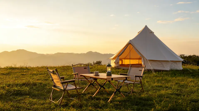 Oxford Bell Tent for Family Camping - Spacious 9.8ft Yurt with Stove Jack by HouseOfZazla