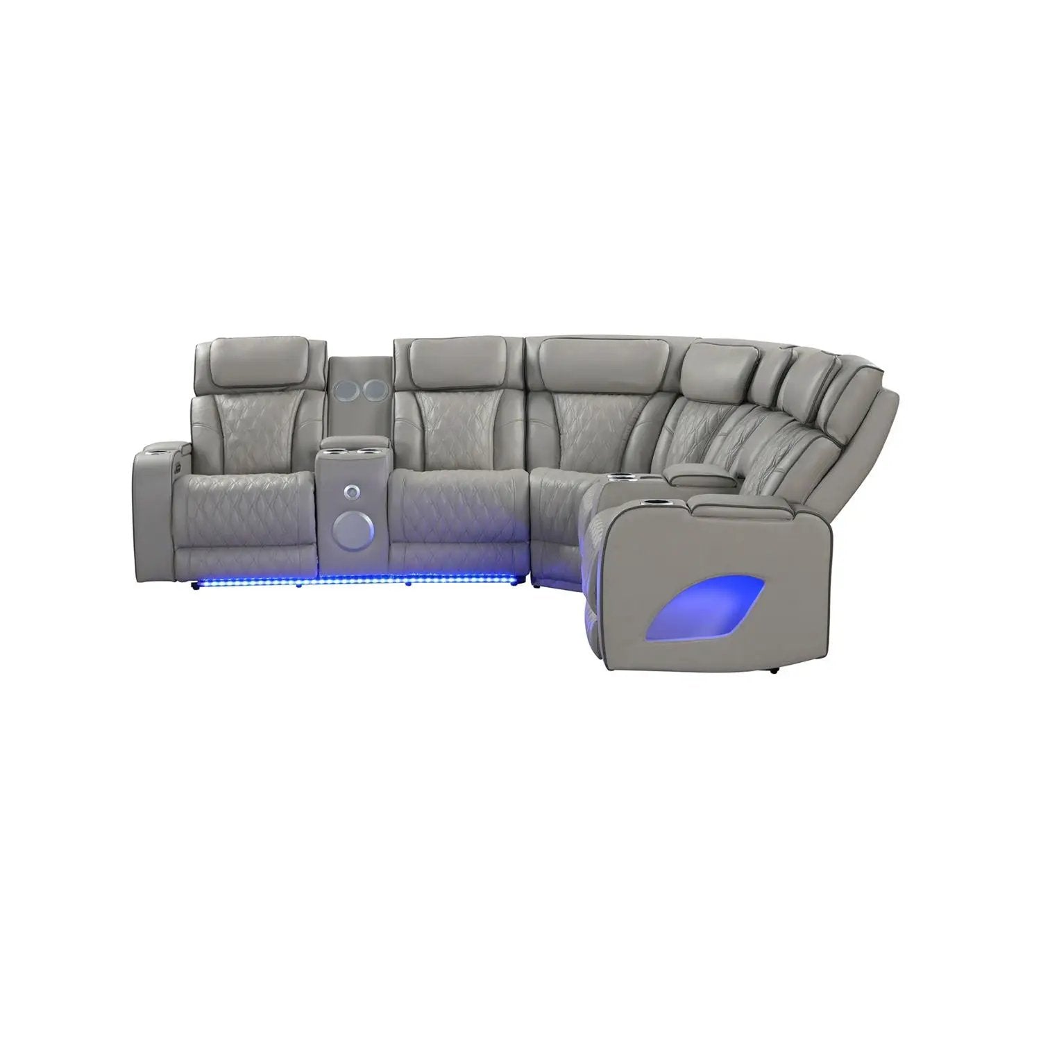 Fortuner - Power Recliner Sectional Sofa by HouseOfZazla