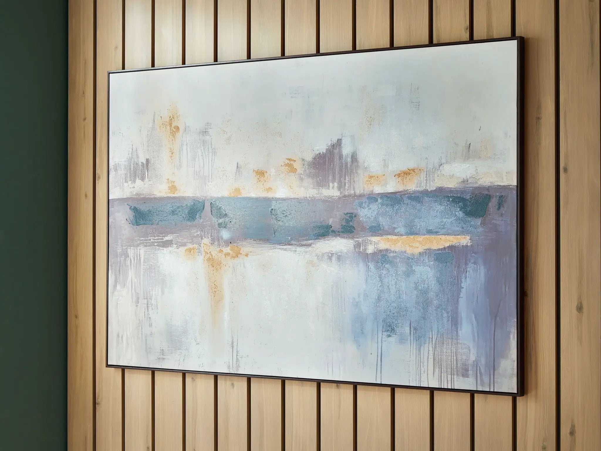 Gatesford - Wall Art - Blue / White / Tan by Unique Piece Furniture