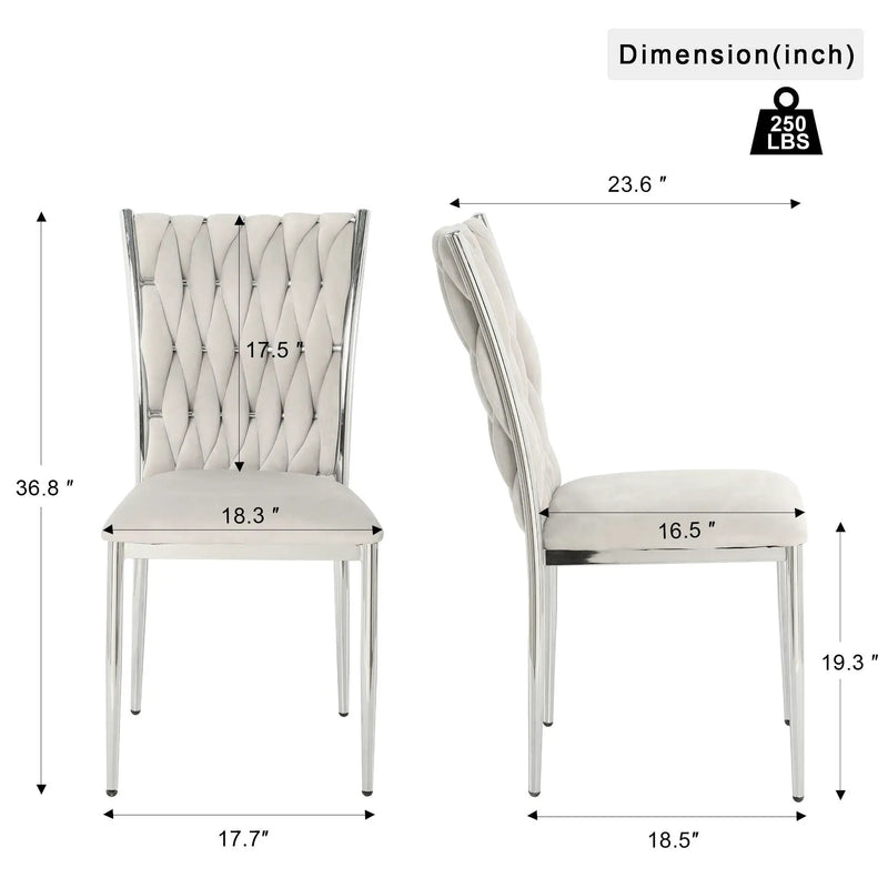 Modern Dining Chair Set For Dining Room by Unique Piece Furniture