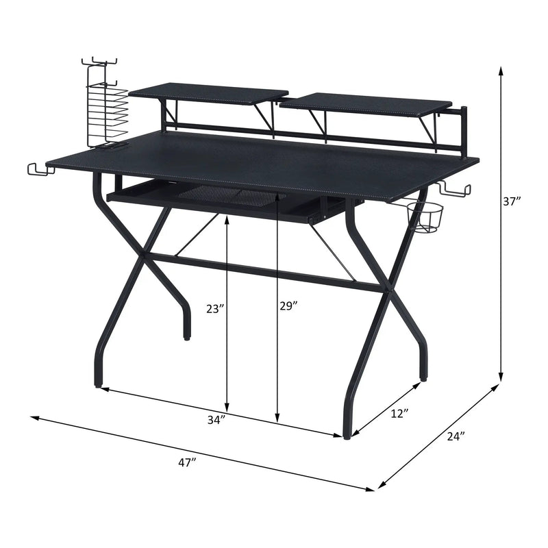 Hartman - Gaming Desk - Black by Unique Piece Furniture