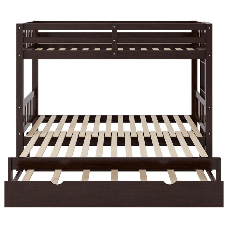 Smooth Mobility Bunk Bed With Trundle by Unique Piece Furniture
