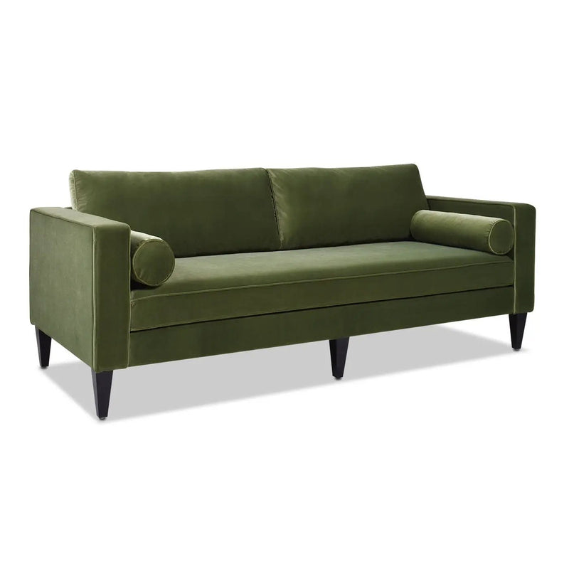 Nicholi - Mid-Century Modern Sofa - Olive Green by HouseOfZazla
