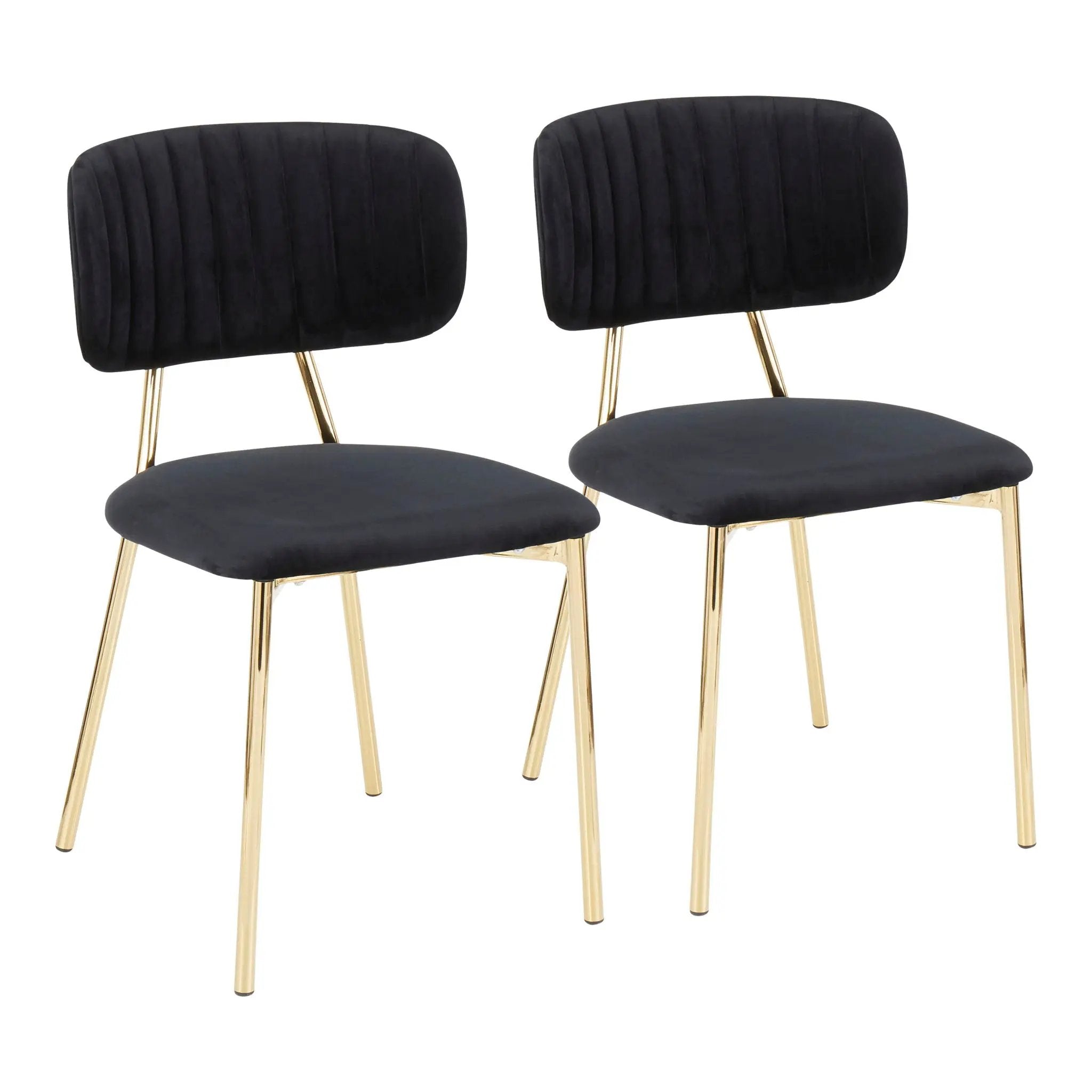 Bouton - Contemporary / Glam Chair (Set of 2) by Unique Piece Furniture