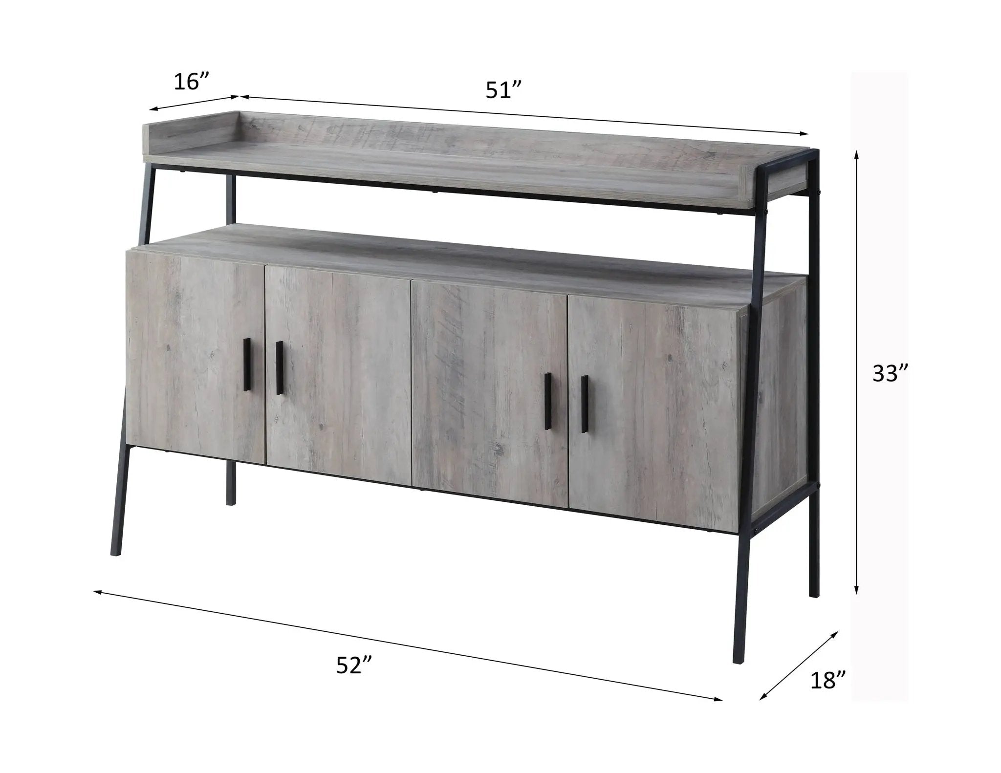 Samiya - TV Stand - Gray by Unique Piece Furniture