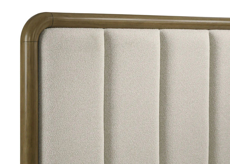 Amsbury 59-inch Upholstered California King Bed Nutmeg by Unique Piece Furniture