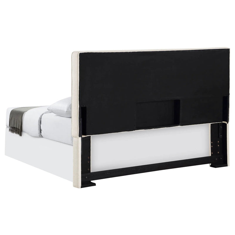 Kosmo Upholstered King Panel Headboard Sand by Unique Piece Furniture