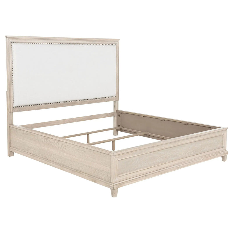 Pembroke 66-inch California King Panel Bed Washed Oak by Unique Piece Furniture