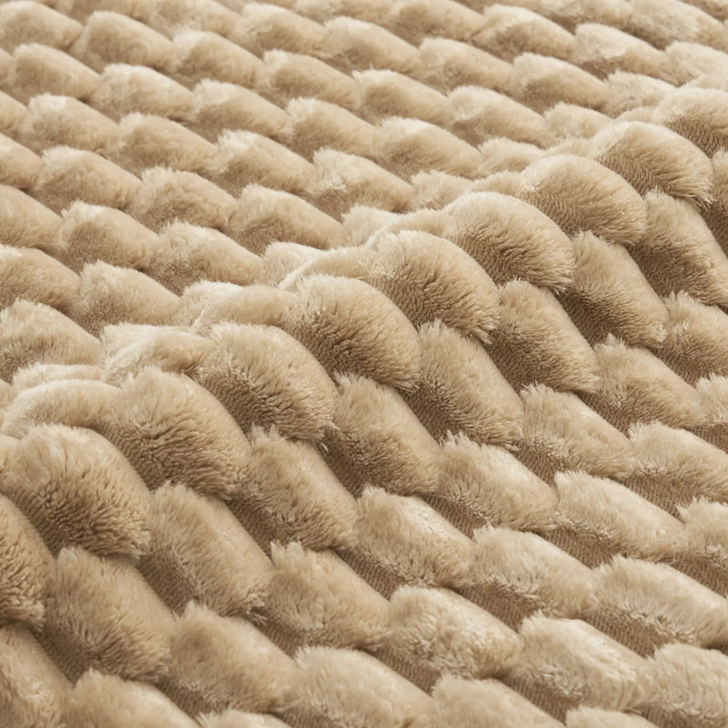 Ottoman Flannelette Fabric - Light Camel by HouseOfZazla