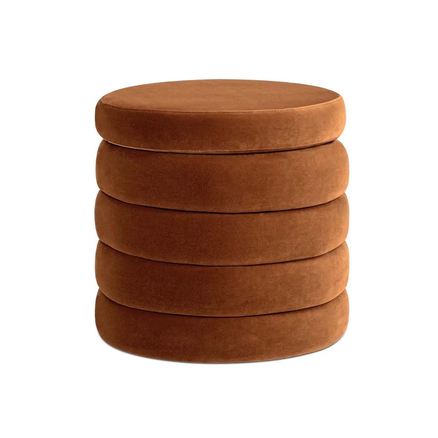 Fuji - Oversized Round Storage Ottoman by HouseOfZazla