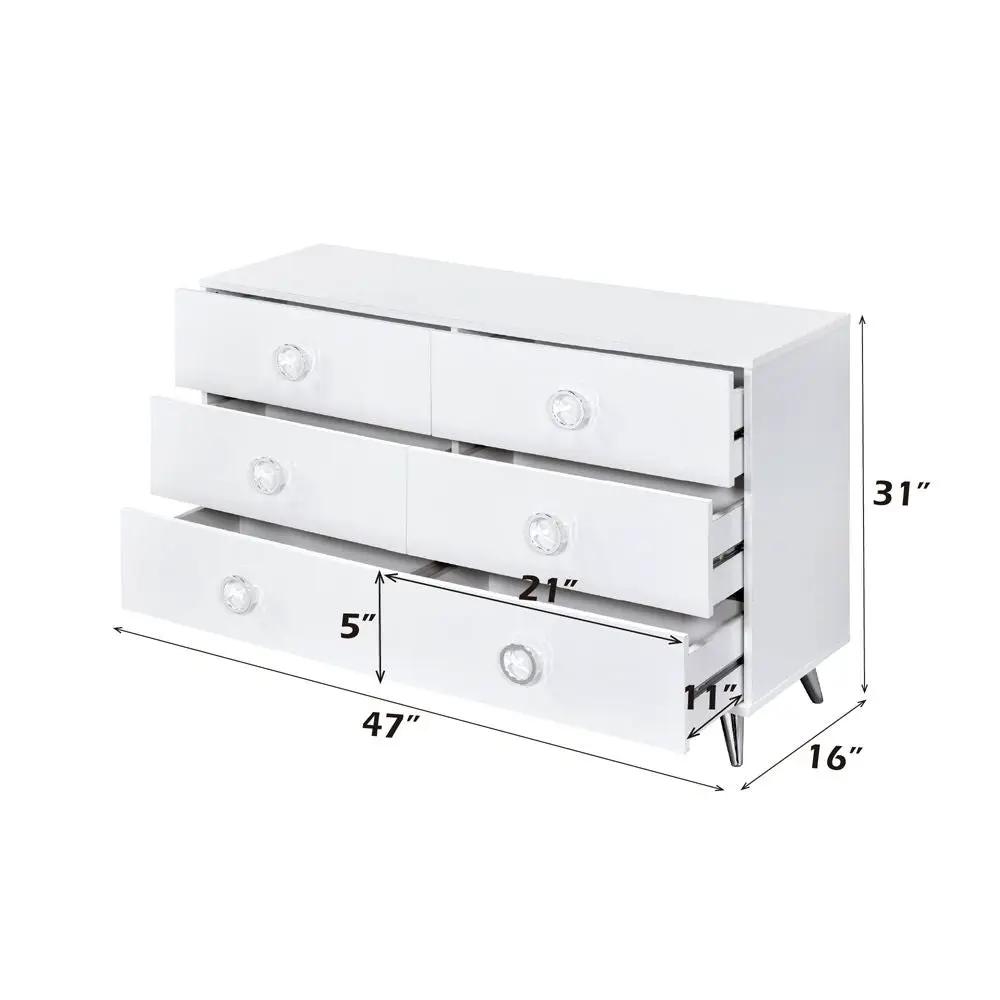 Perse - Dresser - White by Unique Piece Furniture