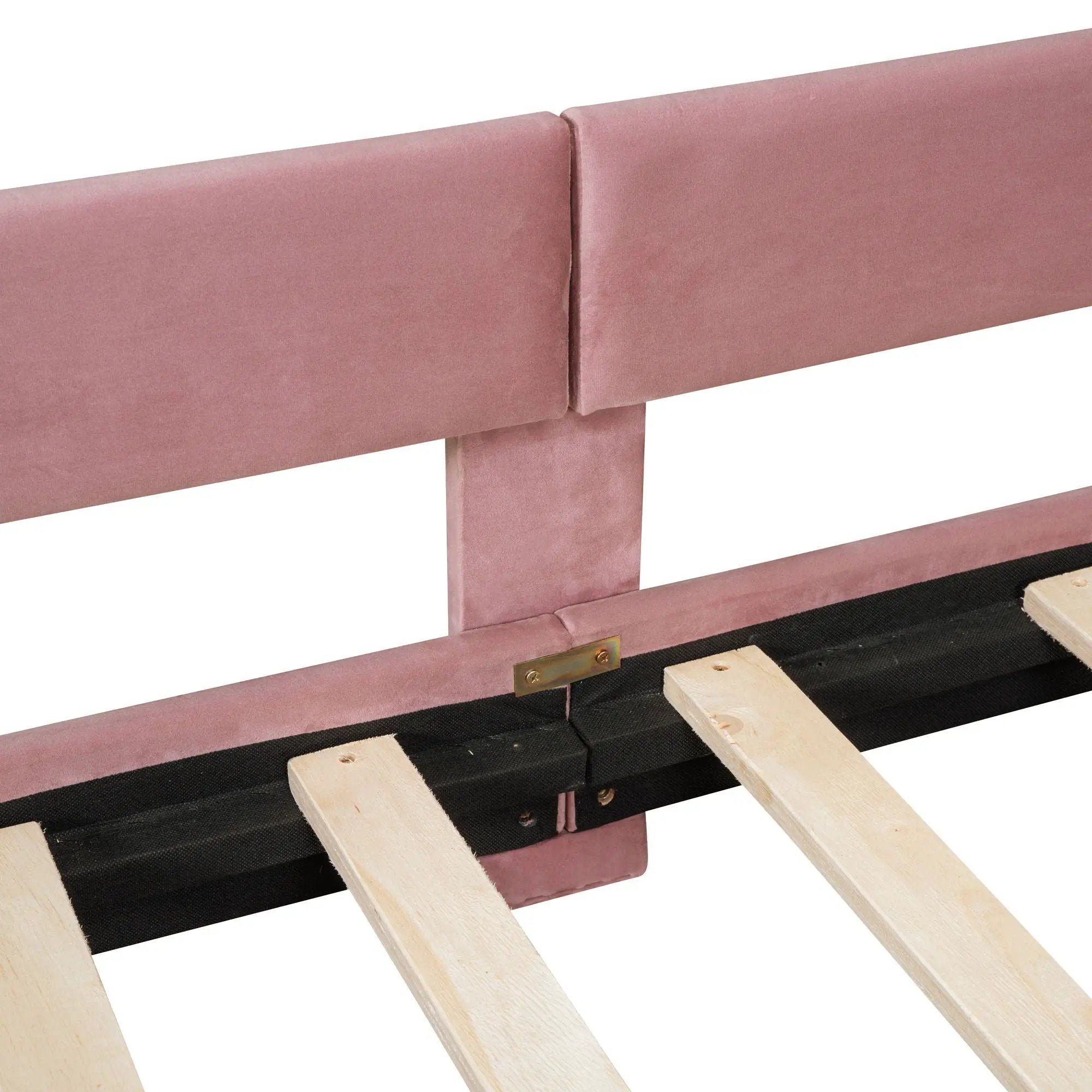 Upholstered Daybed With Rabbit Ear Shaped Headboard by HouseOfZazla