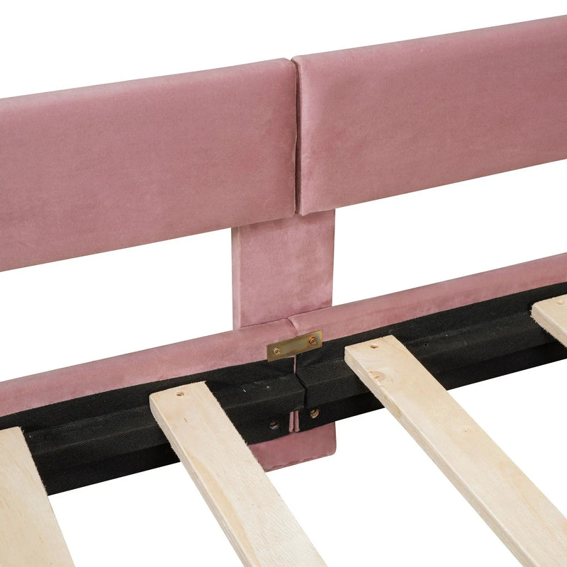 Upholstered Daybed With Rabbit Ear Shaped Headboard by HouseOfZazla