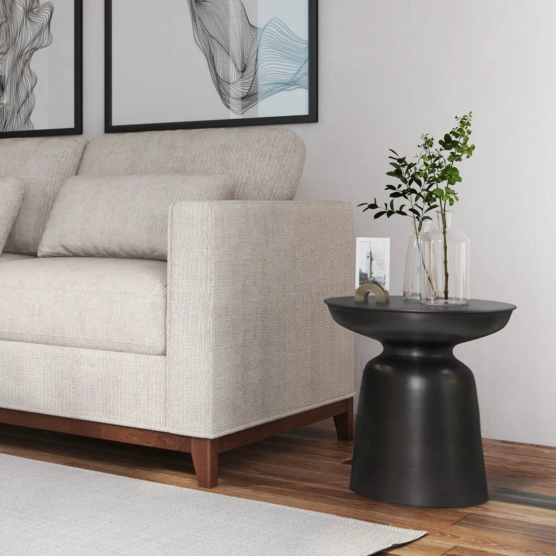 Toby - Handcrafted Metal Accent Table by HouseOfZazla
