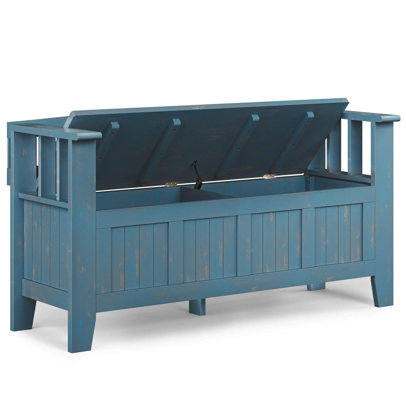 Acadian - Entryway Storage Bench, Handcrafted by HouseOfZazla