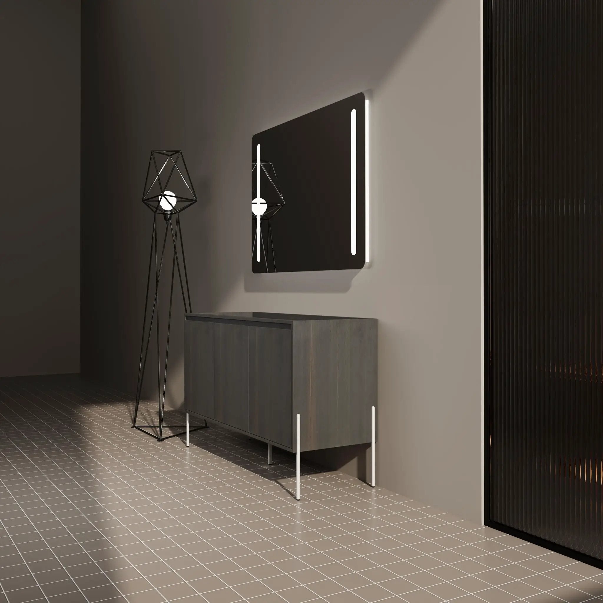 Freestanding Bathroom Vanity & Soft Close Cabinet Doors by Unique Piece Furniture
