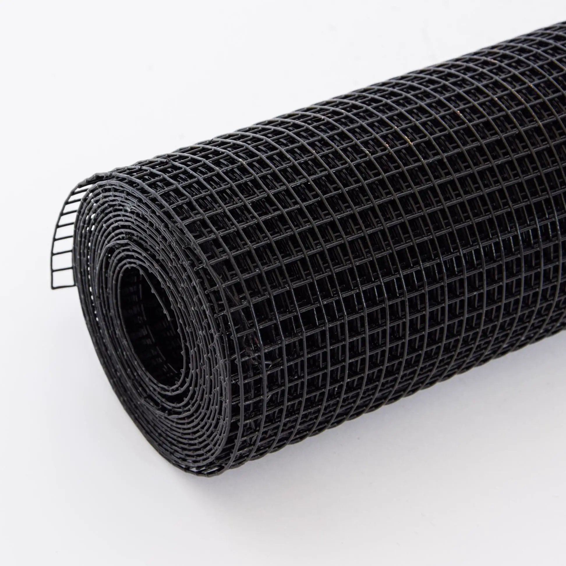 Vinyl Coated Hardware Cloth 19 Gauge Welded Wire Fence For Poultry Netting And Chicken Coop - Black by HouseOfZazla
