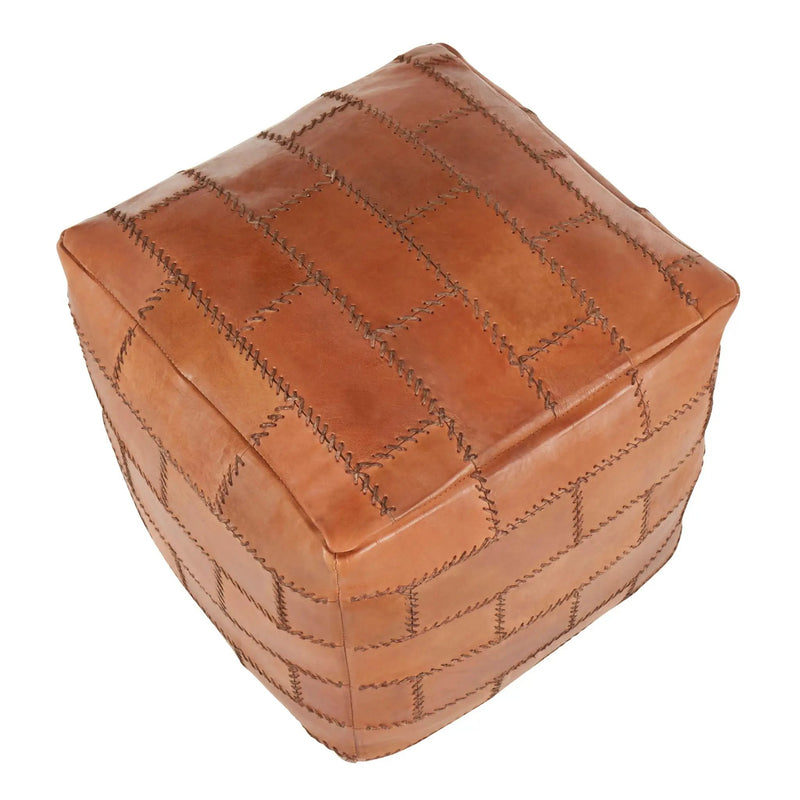 Cobbler - Industrial Pouf - Brown by HouseOfZazla