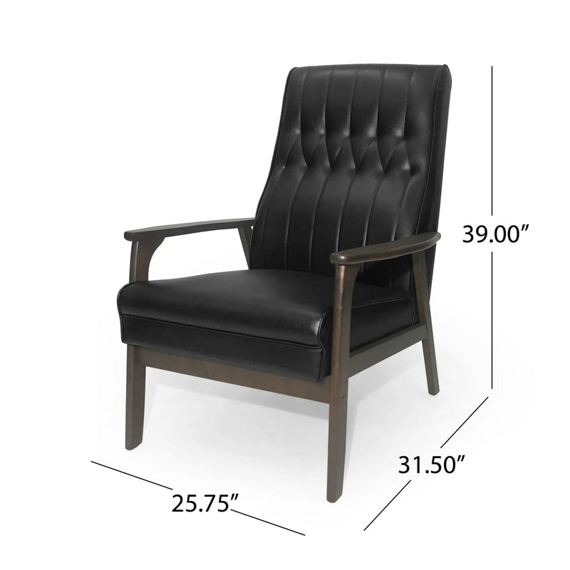 Mid Century Modern Upholstered Accent Chair by HouseOfZazla