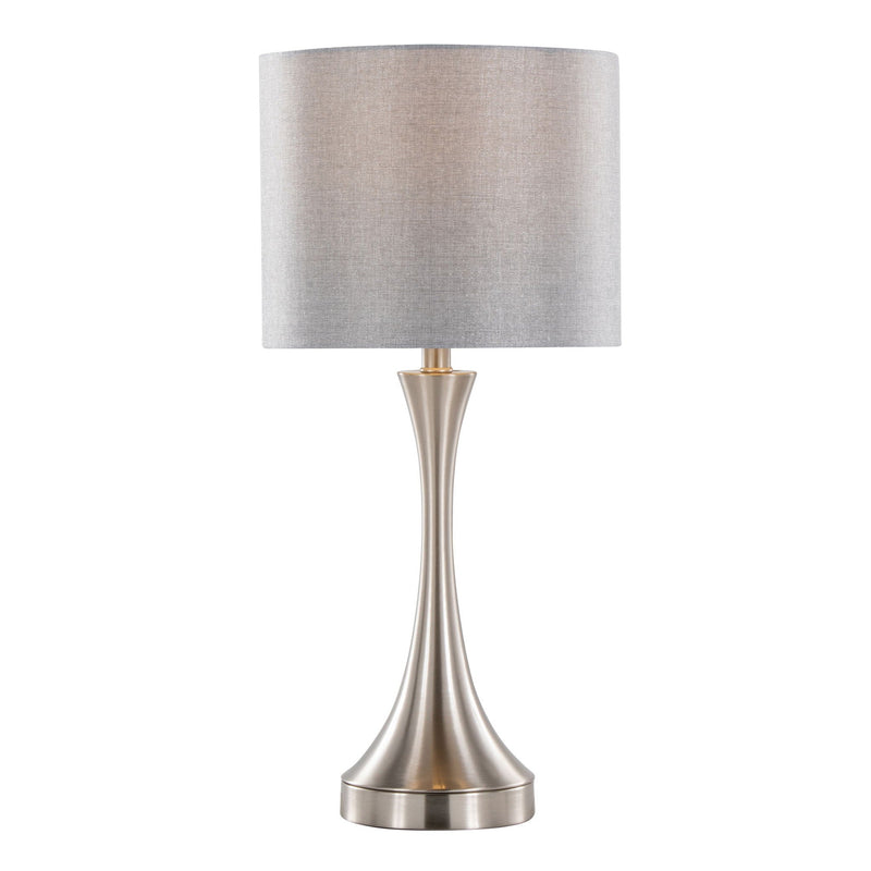 Lenuxe - Contemporary Table Lamp Built In USB Port (Set of 2) by HouseOfZazla