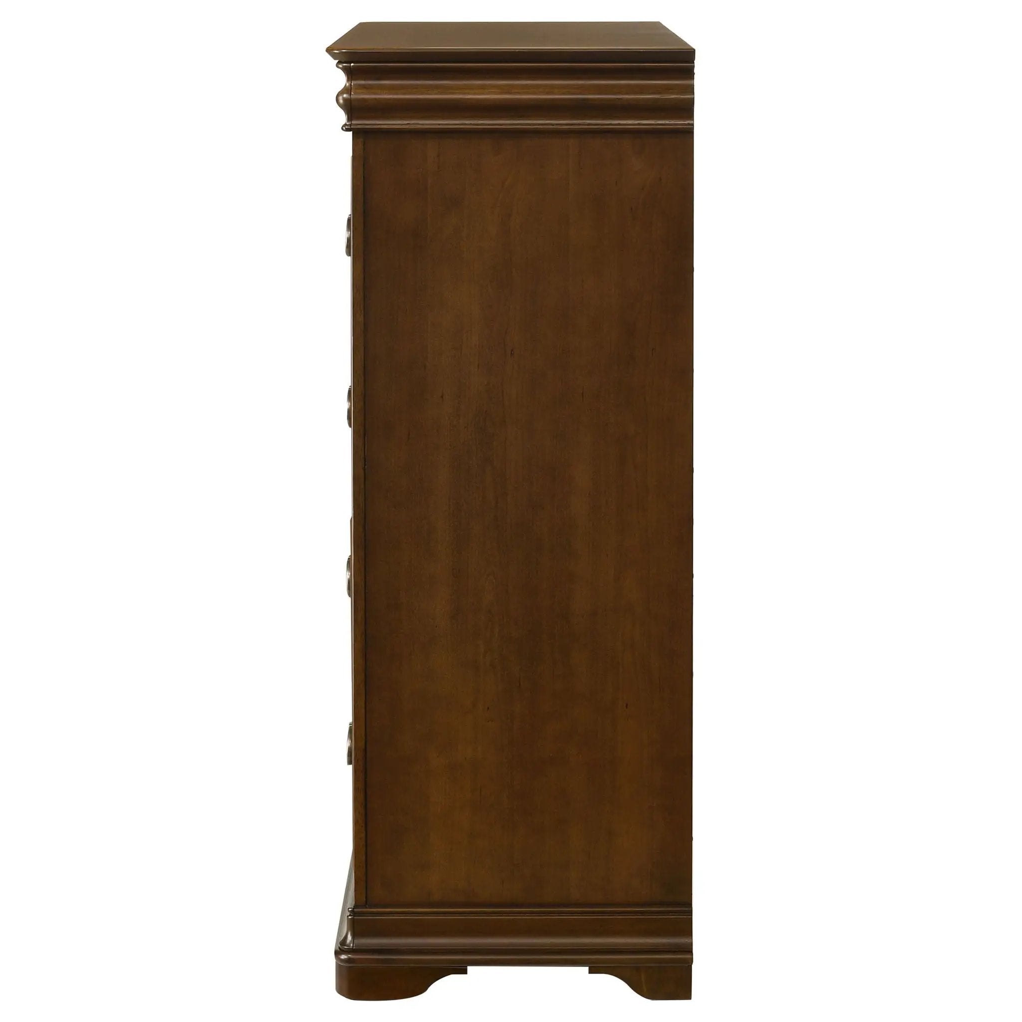 Garland 4-drawer Bedroom Chest of Drawers Brown Cherry by Unique Piece Furniture
