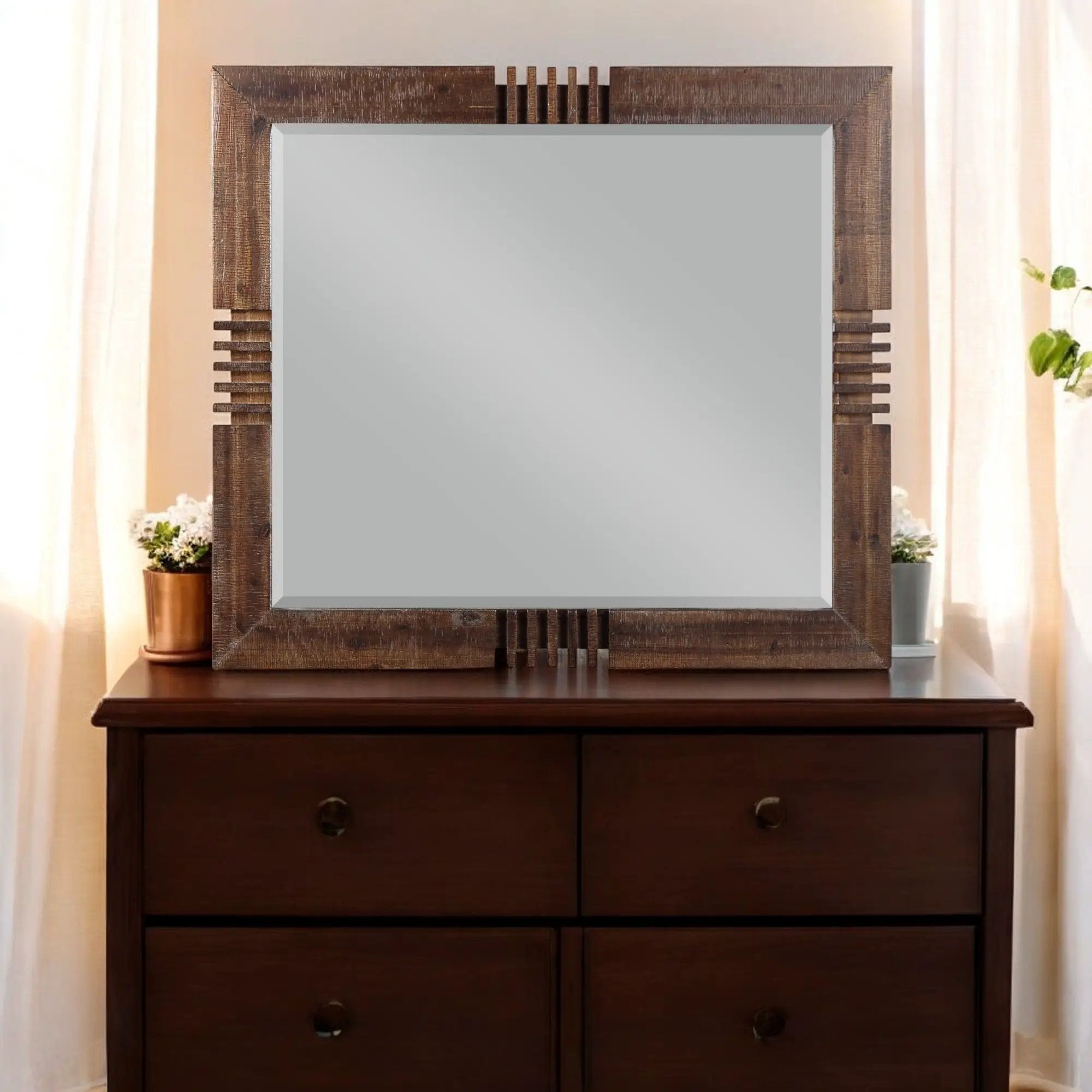 Andria - Reclaimed Mirror - Oak by Unique Piece Furniture