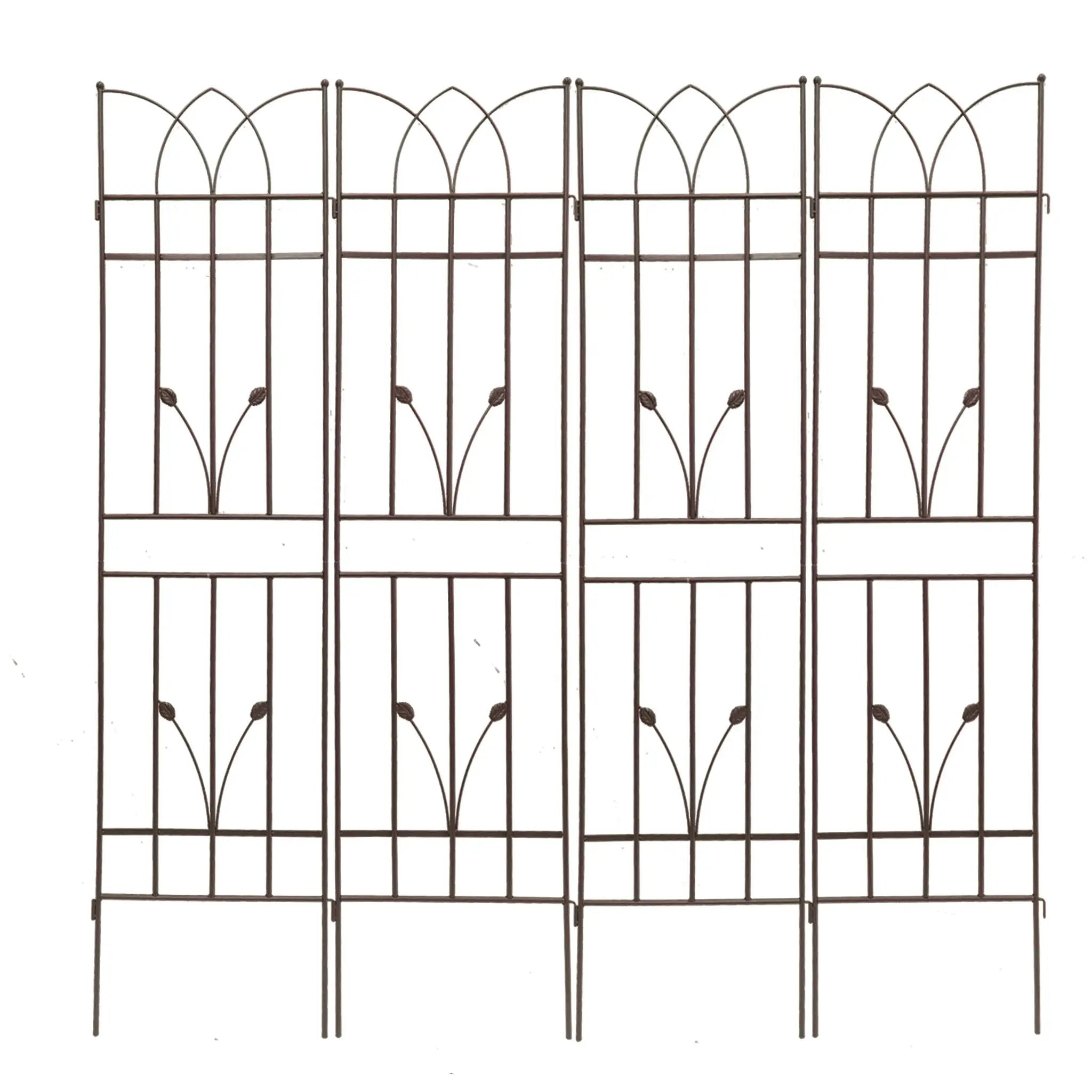 Metal Garden Trellis Rustproof For Climbing Plants Outdoor Flower Support by HouseOfZazla