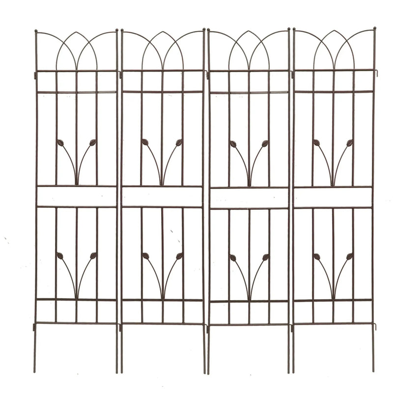 Metal Garden Trellis Rustproof For Climbing Plants Outdoor Flower Support by HouseOfZazla