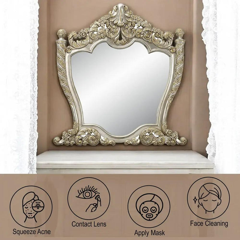 Danae - Mirror - Champagne & Gold by Unique Piece Furniture