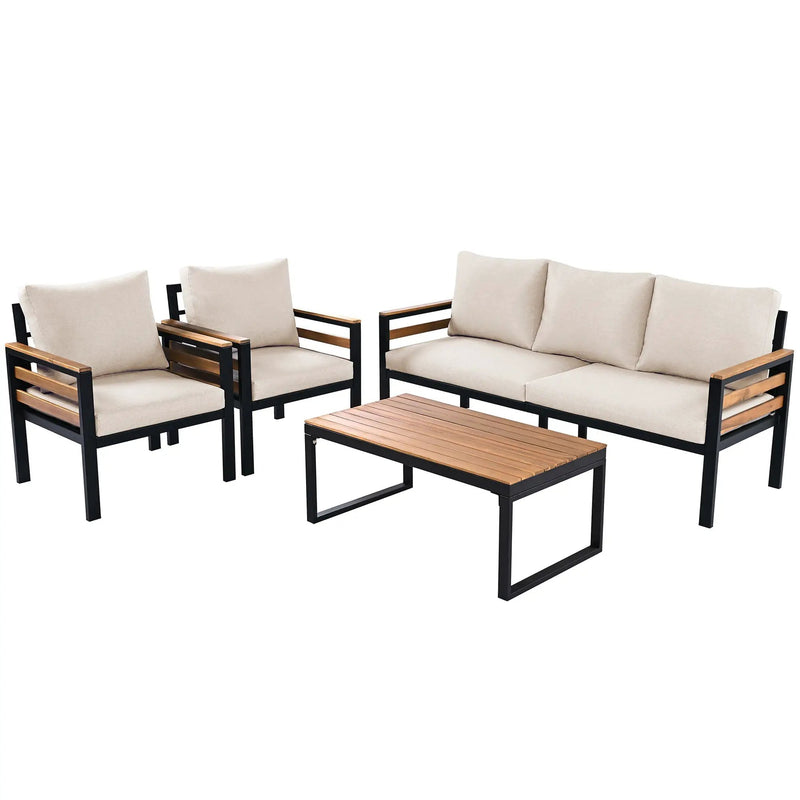 Go 4-Piece Outdoor Furniture Sofa Set by HouseOfZazla