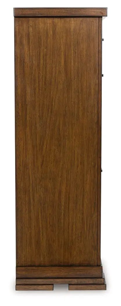 Taffenbrook - Five Drawer Chest - Medium Brown by Unique Piece Furniture