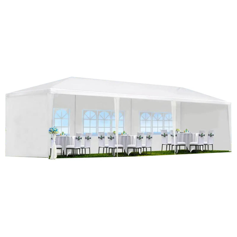 10x30' Outdoor Garden Gazebo Wedding Party Tent Canopy Marquee with 5 Removable Sidewalls by HouseOfZazla