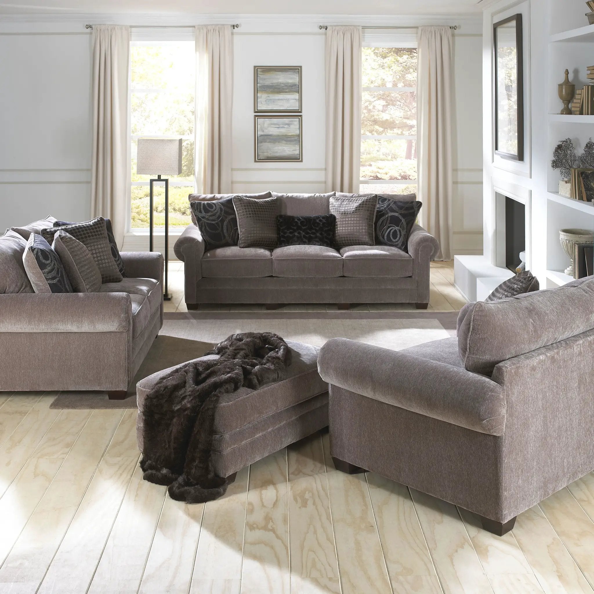 Austin - Chair 1/2 - Taupe by Unique Piece Furniture