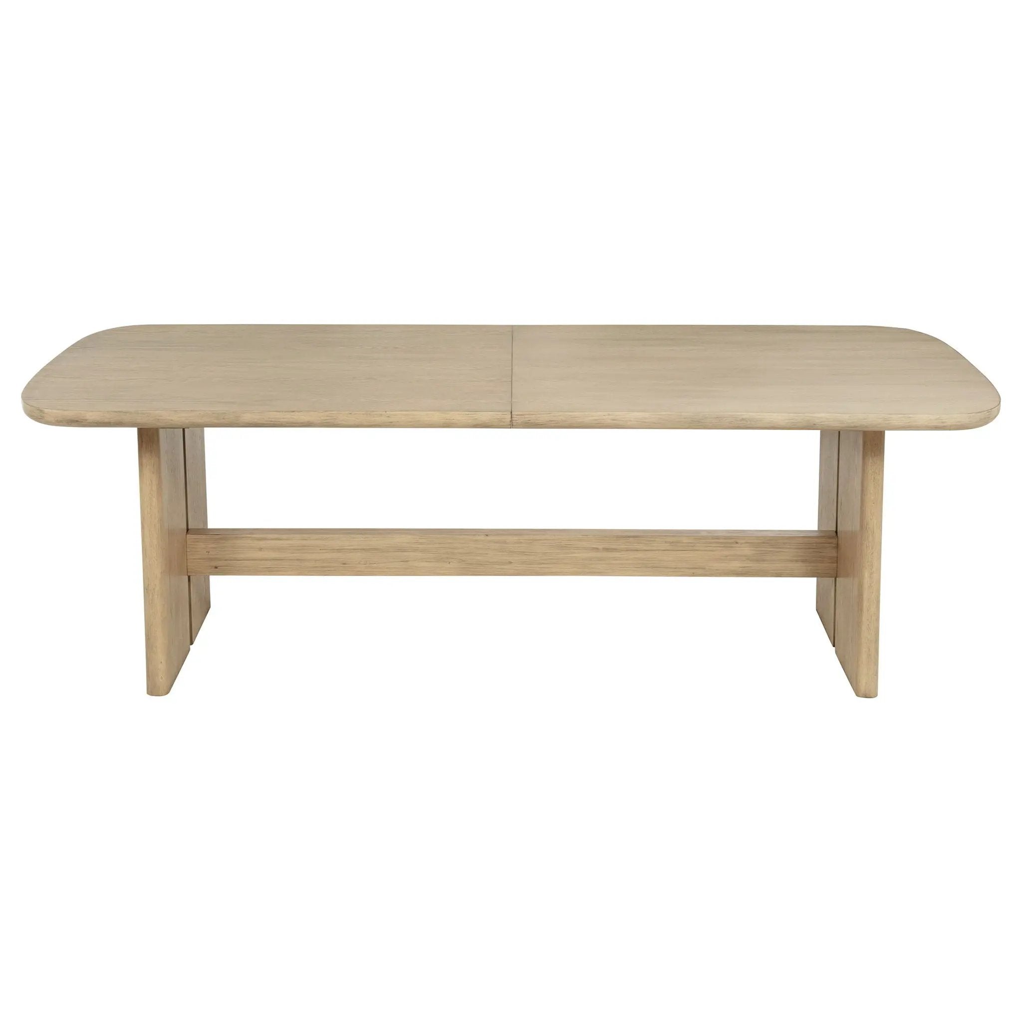 Kailani 110-inch Rectangular Wood Dining Table Beige Oak by Unique Piece Furniture