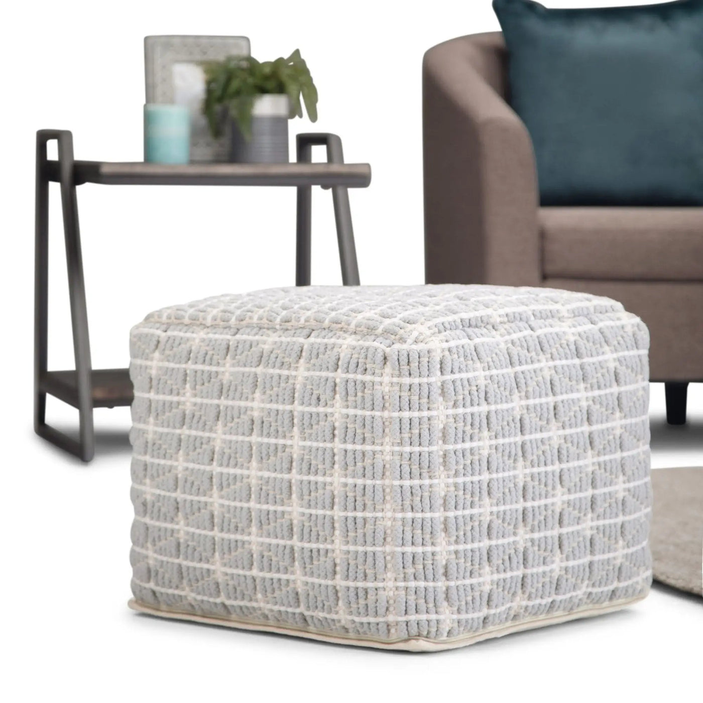 Noreen - Upholstered Square Pouf by Unique Piece Furniture