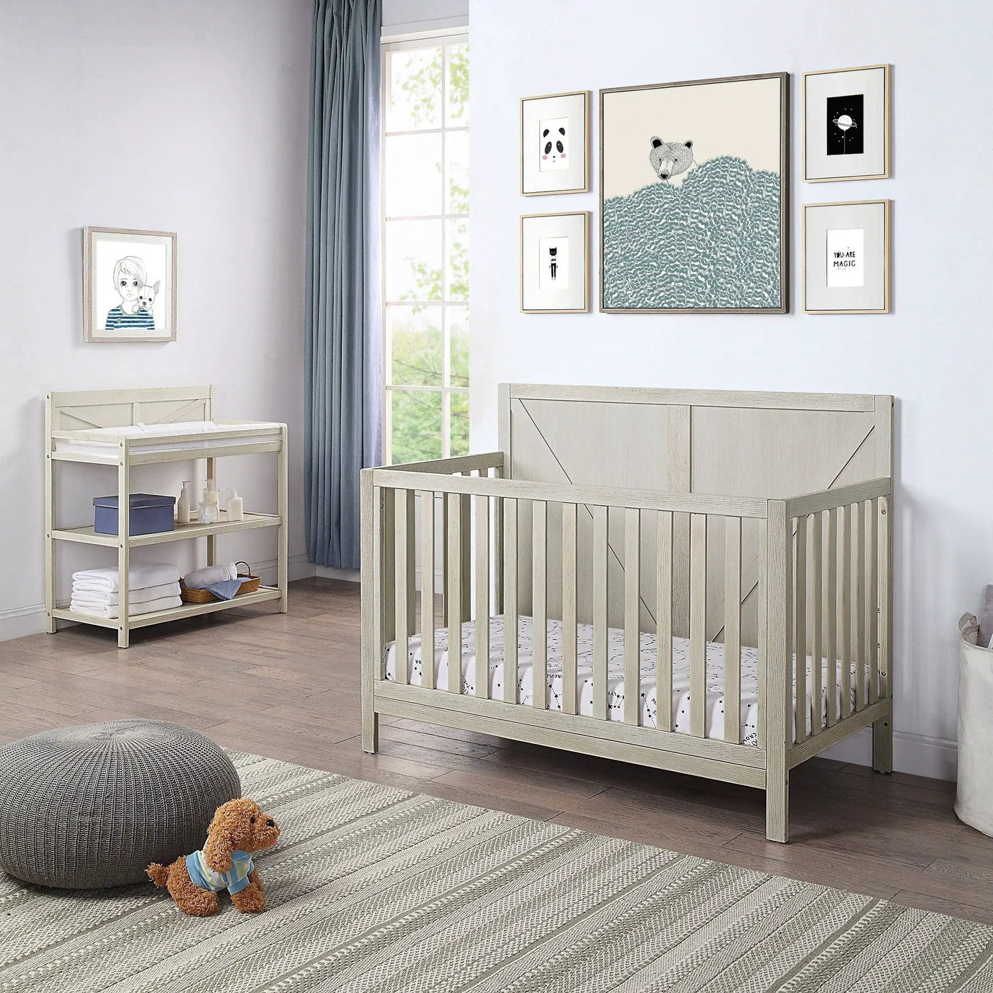 Barnside - 4-in-1 Convertible Crib by Unique Piece Furniture