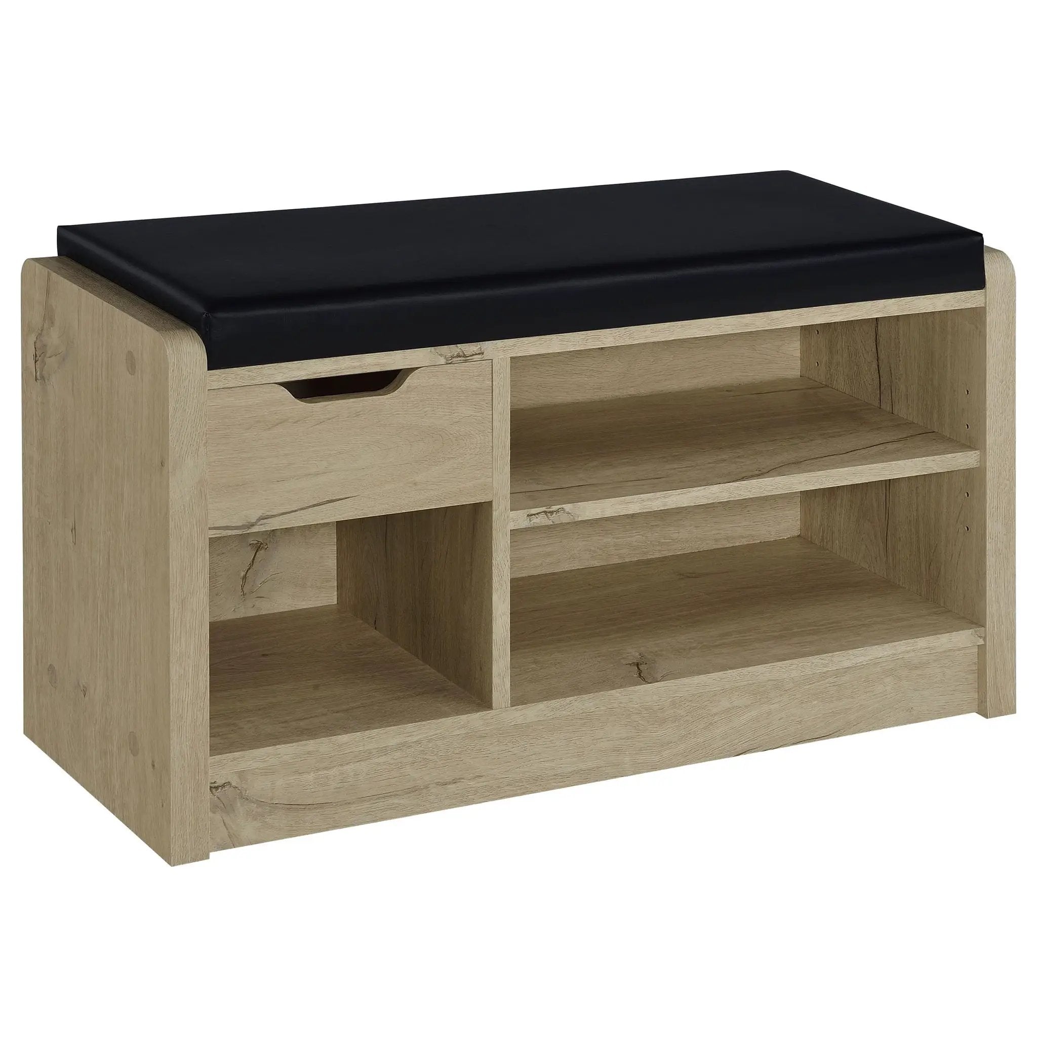 Arrington Storage Bench White Oak by Unique Piece Furniture