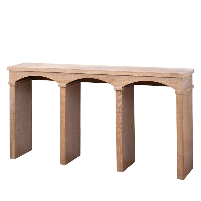 Archway Console Table - Antique Natural / Light Natural / Natural by Unique Piece Furniture